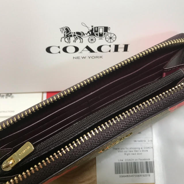 COACH    コーチ　長財布　新品