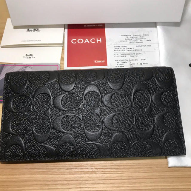 COACH    コーチ　長財布　新品