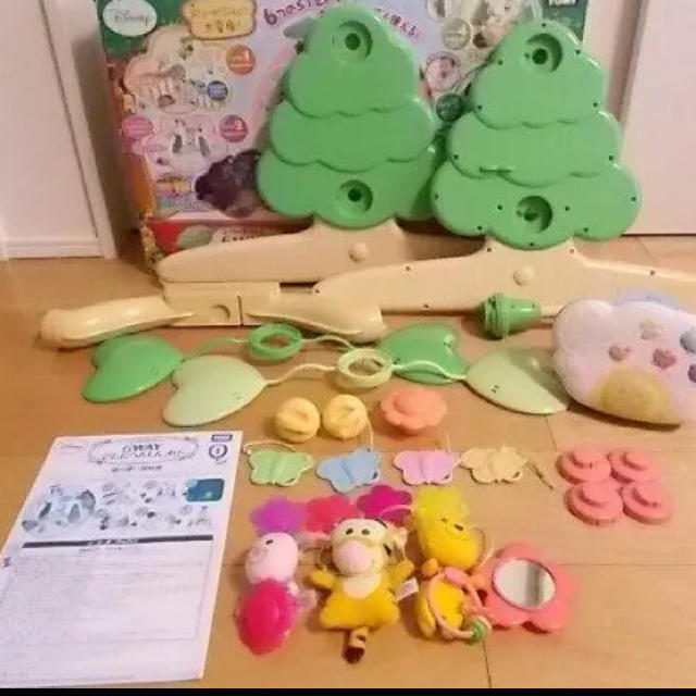 くまのプーさん(クマノプーサン)の【超美品】ぷーさん   メリー　6way  モービル　 キッズ/ベビー/マタニティのおもちゃ(オルゴールメリー/モービル)の商品写真