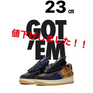 ナイキ(NIKE)のエアフォース1   トラヴィス　スコット　23(スニーカー)