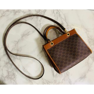 セリーヌ(celine)のCELINE セリーヌ マカダム柄 ミニ2wayバッグ ハンドバッグ ショルダー(ショルダーバッグ)