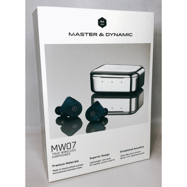 スマホ/家電/カメラ新品☆MASTER & DYNAMIC MW07 スティールブルー