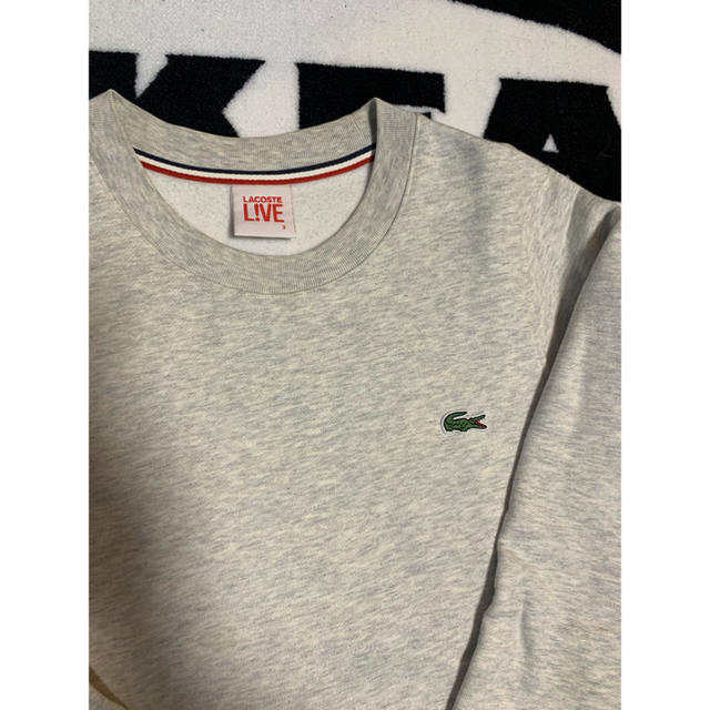 LACOSTE L!VE(ラコステライブ)の【ユニセックス】LACOSTE LIVE スウェット グレー　3 メンズのトップス(スウェット)の商品写真