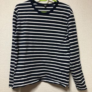 ユニクロ(UNIQLO)のユニクロ　コットン100% 長袖T  Sサイズ(Tシャツ(長袖/七分))