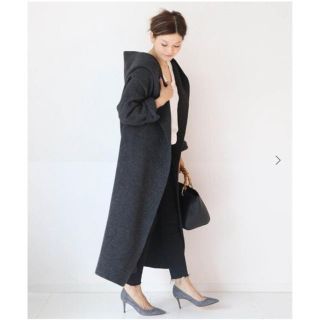 ドゥーズィエムクラス(DEUXIEME CLASSE)の【★★★様専用】クラス購入　ADAWAS KNIT GAWN グレー(ガウンコート)