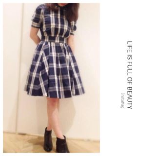 スナイデル(SNIDEL)の今期👗snidel💕チェックワンピ(ひざ丈ワンピース)