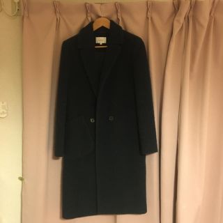 カルヴェン(CARVEN)のcarven カルヴェン　コート　深緑　サイズ36(ロングコート)