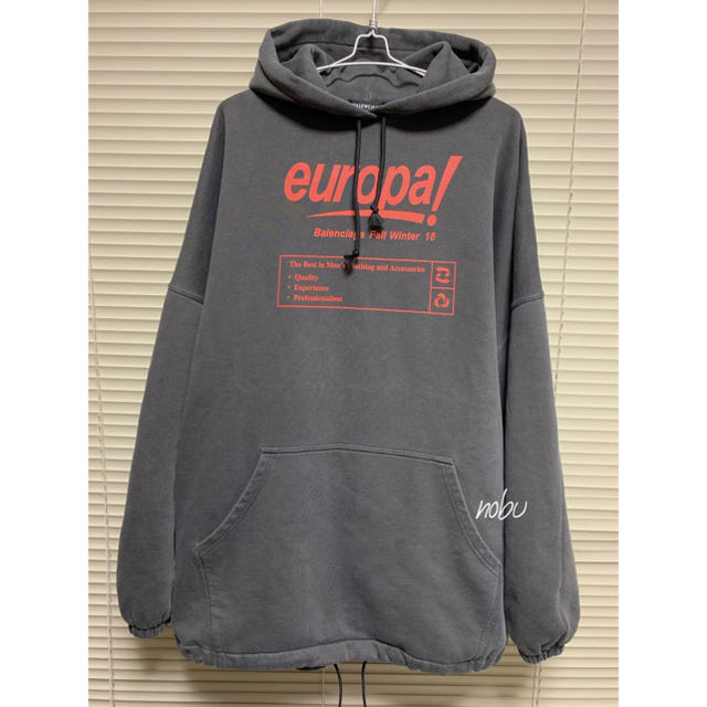 美品【 BALENCIAGA 】Europa Hoodie XS パーカー | フリマアプリ ラクマ