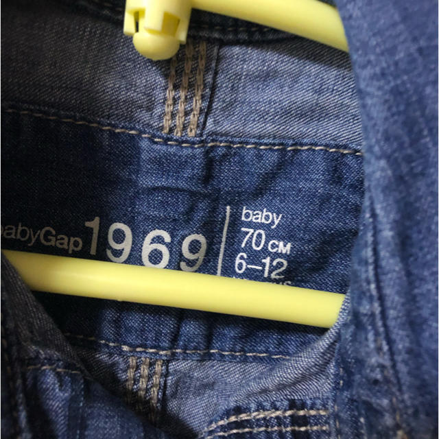 babyGAP(ベビーギャップ)のbabygap つなぎ　オールインワン　70cm キッズ/ベビー/マタニティのベビー服(~85cm)(カバーオール)の商品写真