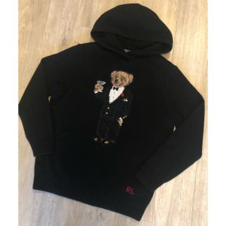 ポロラルフローレン(POLO RALPH LAUREN)の希少！ラルフローレン ポロベア タキシードベア　マティーベア ニットパーカー(ニット/セーター)