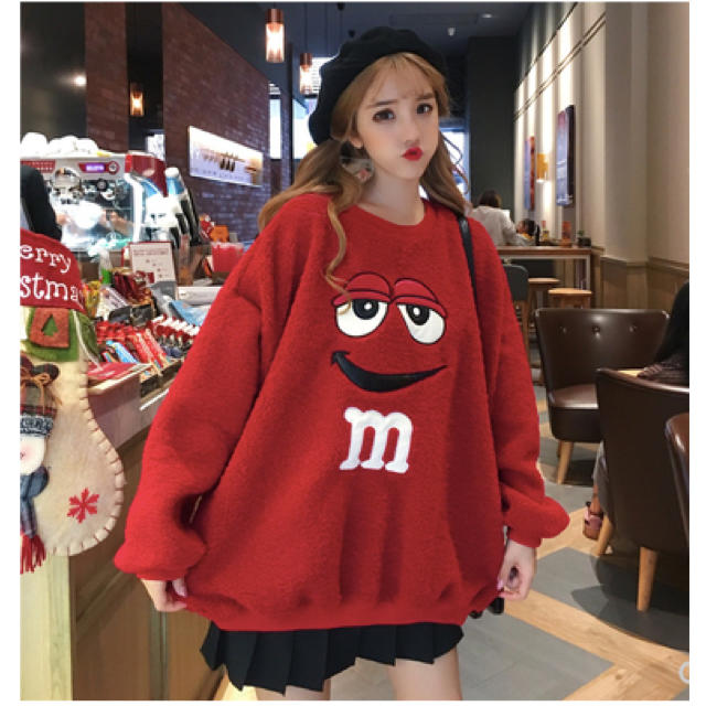 ⭐️ラズ・ボワーズ⭐️様専用！　ピープス女子 M&M's　WEGO◎  レディースのトップス(トレーナー/スウェット)の商品写真