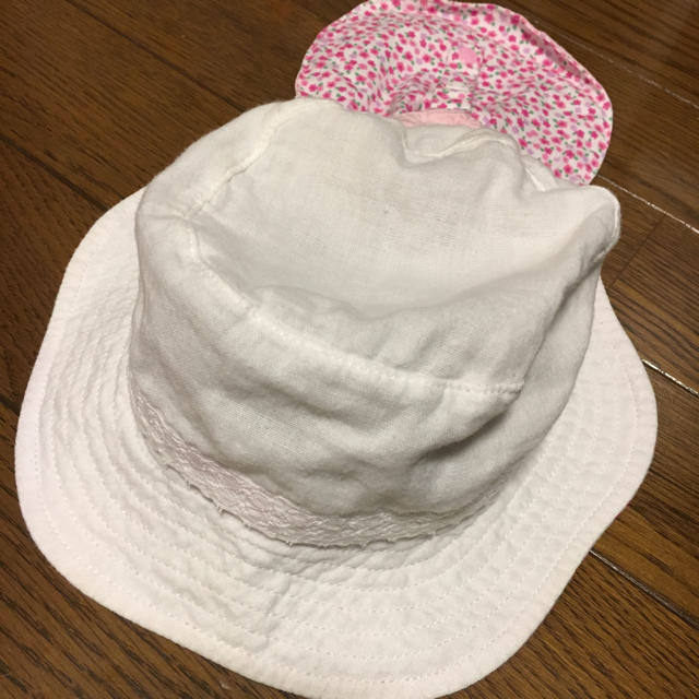 mikihouse(ミキハウス)のミキハウス ファースト 帽子 M 46-48 女の子 キッズ/ベビー/マタニティのこども用ファッション小物(帽子)の商品写真