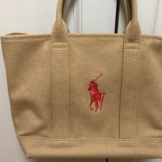 POLO RALPH LAUREN - poro ラルフローレン☆トートバック ベージュの