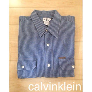 カルバンクライン(Calvin Klein)のCalvin kleinストライプシャツ(シャツ)