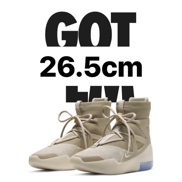 ナイキ NIKE Air Fear of god オートミール 26.5cm