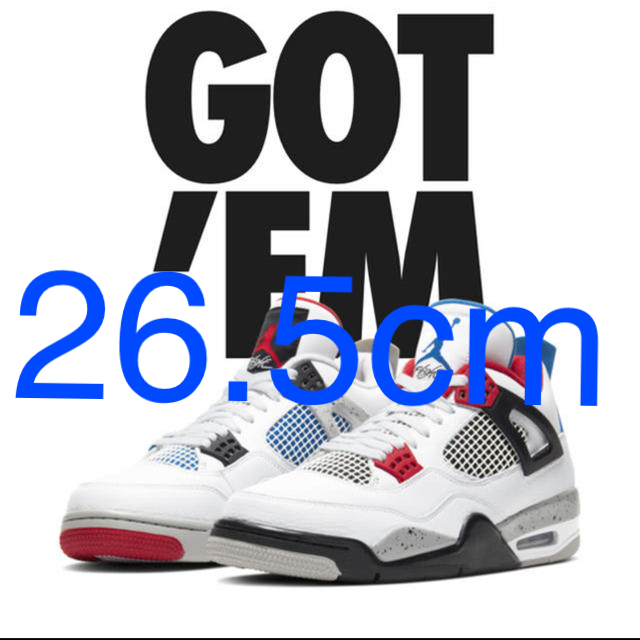 AIR JORDAN 4レトロ what the