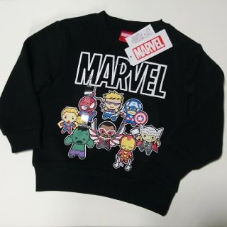 マーベル(MARVEL)のちかすけさま専用。マーベル裏トレーナー 長袖 スパイダーマン(130)☆新品(Tシャツ/カットソー)