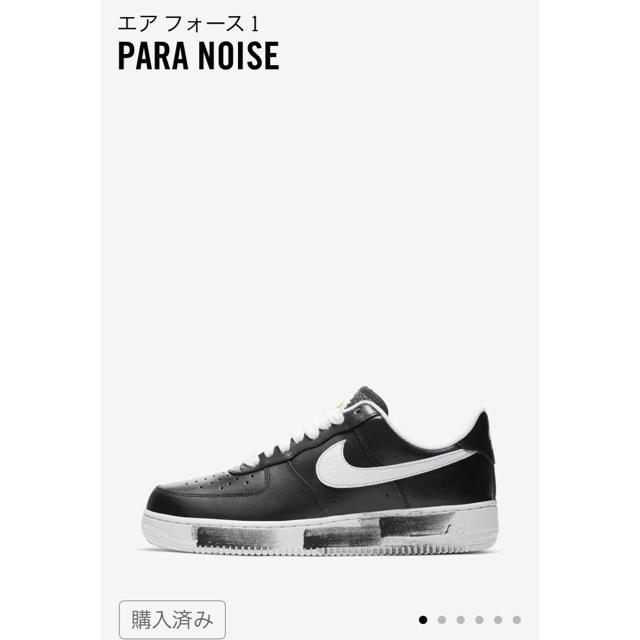 NIKE エアーフォース1 paraｰnoise