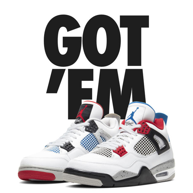 NIKE JORDAN4 WHAT THE 28cm SNKRS 正規品