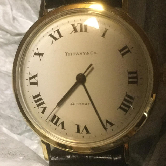 Tiffany & Co. - tiffany 金時計　14金　正規オーバーホール済み　未使用
