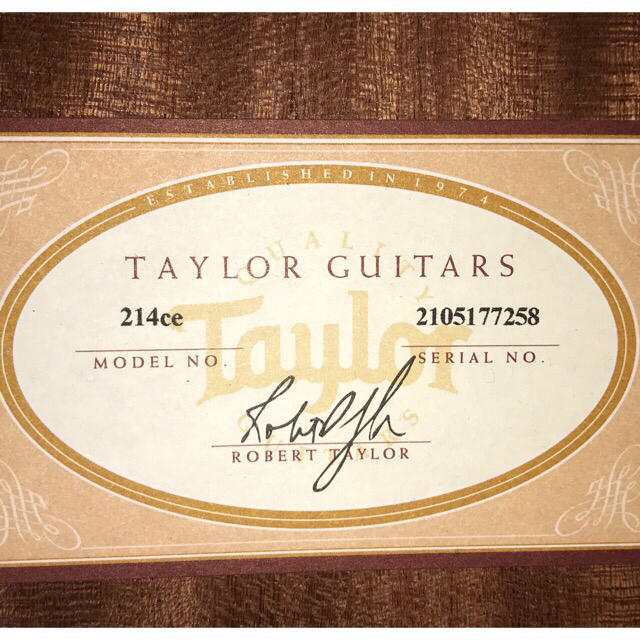 【noriko様専用】 S/N Taylor 214ce Koa 2017 楽器 2017 S/N お値段の