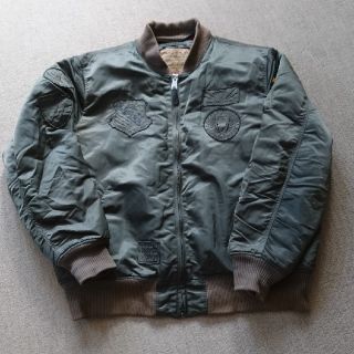 アルファインダストリーズ(ALPHA INDUSTRIES)の大きいサイズ ALPHA ジャケット 4L(フライトジャケット)