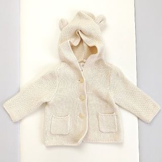 ベビーギャップ(babyGAP)の【yuchi様専用】baby GAP ガーター編みニットカーディガン(カーディガン/ボレロ)