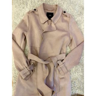 ザラ(ZARA)のザラ　ZARA フェイクスエード　トレンチコート(トレンチコート)