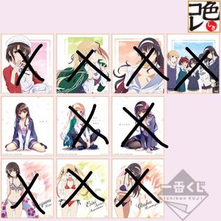 冴えない彼女の育てかた 一番くじ G賞 色紙 １枚　原画　加藤恵(アニメ/ゲーム)