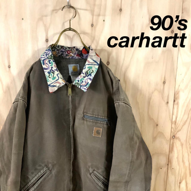 90’s carhartt ビッグサイズ アクティブジャケット ブラウン XL