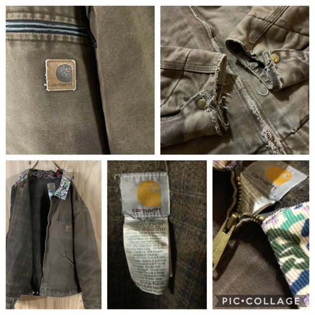 90’s carhartt ビッグサイズ アクティブジャケット ブラウン XL 3