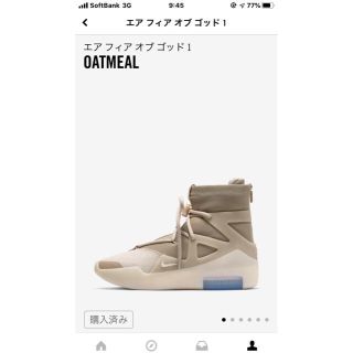 ナイキ(NIKE)のエアフィアオブゴッド1(スニーカー)