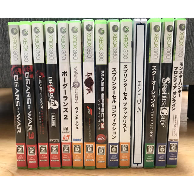 XBOXソフトまとめ売り