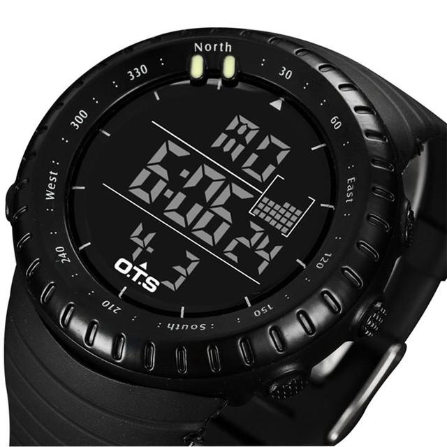 スント風 OTS ダイバーズウォッチ ブラック 50M防水の通販