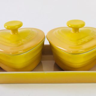 ルクルーゼ(LE CREUSET)のル クルーゼ   プチ ラムカンダムール セット イエロー(調理道具/製菓道具)