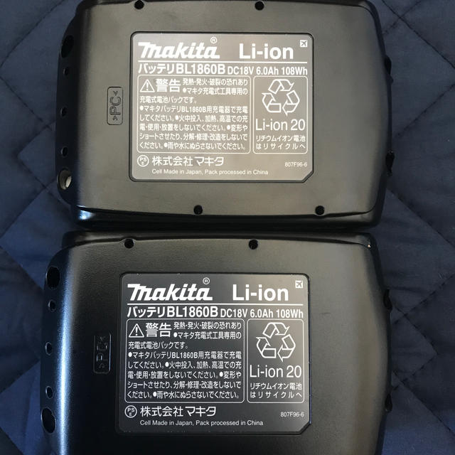 Makita(マキタ)のマキタ　バッテリー　18V 6.0Ah スポーツ/アウトドアの自転車(工具/メンテナンス)の商品写真