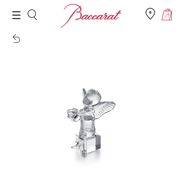 Baccarat(バカラ)のバカラ　エンジェルハート インテリア/住まい/日用品のインテリア小物(置物)の商品写真