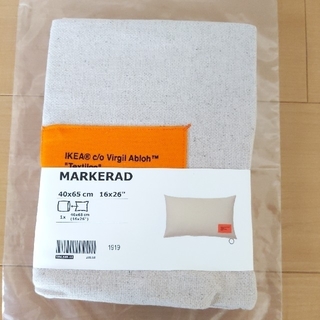 イケア(IKEA)のMARKERAD　マルケラッド　クッションカバー(クッションカバー)
