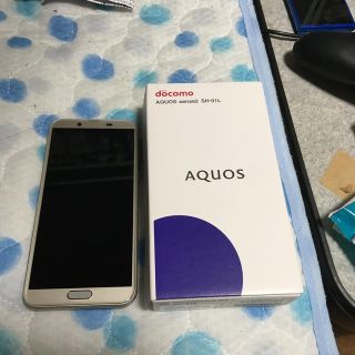 アクオス(AQUOS)のSHARP AQUOS sense 2 SH-01L ゴールド(スマートフォン本体)