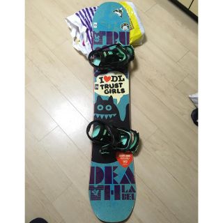 アライアン(ALLIAN)のスノーボード◆DEATH LEBEL デスレーベル◆142cm(ボード)