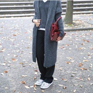 アクネ(ACNE)の最終値下げ中！美品　Acne モヘア カーディガン laya dark gray(カーディガン)