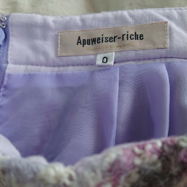 Apuweiser-riche(アプワイザーリッシェ)のApuweiser-riche パステルチェックタイトスカート レディースのスカート(ひざ丈スカート)の商品写真