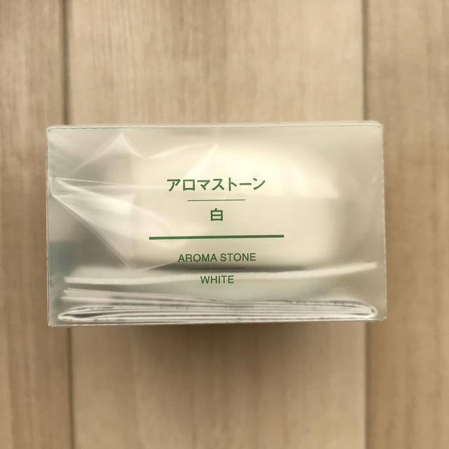 MUJI (無印良品)(ムジルシリョウヒン)のアロマストーン/白 コスメ/美容のリラクゼーション(アロマグッズ)の商品写真