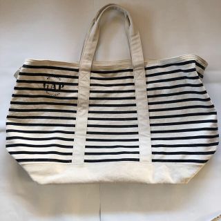 ギャップ(GAP)のGAP トートバック　特大　ファスナー付　美品(トートバッグ)