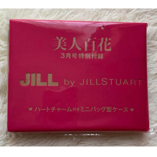 JILL by JILLSTUART(ジルバイジルスチュアート)のJILL by JILLSTUART ハートチャーム付きミニバッグ型ケース   レディースのファッション小物(ポーチ)の商品写真