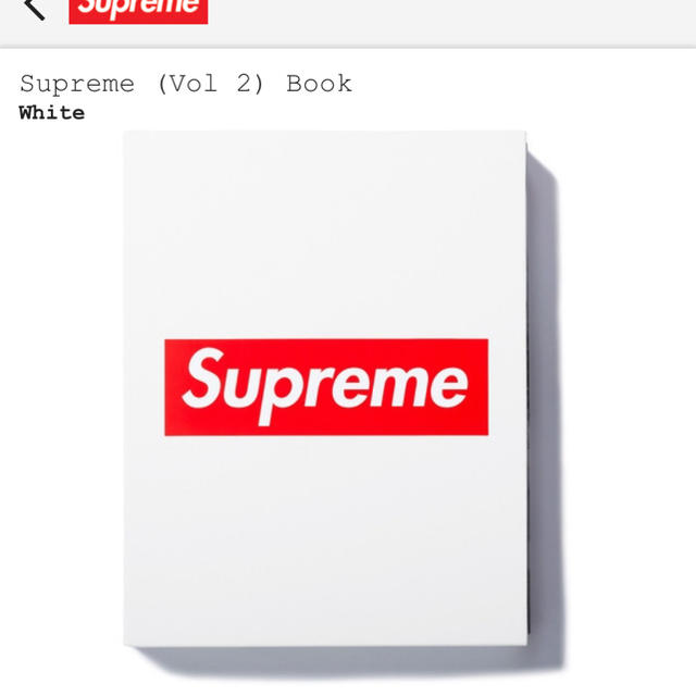 supreme シュプリーム vol2 book 本 オリジナル noxcapital.de