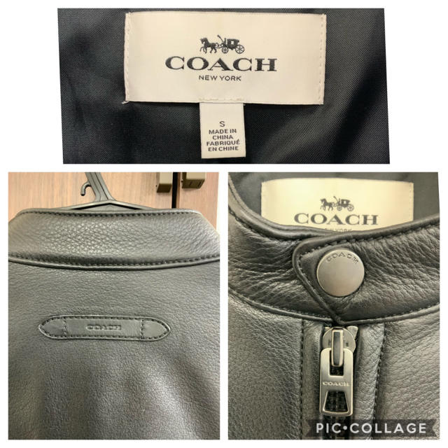 COACH(コーチ)のCOACH ♦︎ コーチ　ライダース　レザー　ジャケット美品　♦︎ メンズのジャケット/アウター(ライダースジャケット)の商品写真