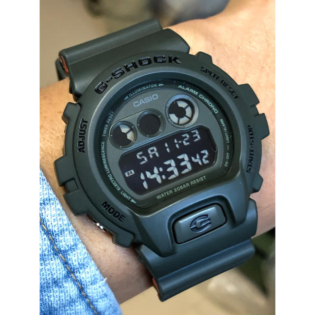 G-SHOCK - G-SHOCK/カーキ/DW-6900/オレンジ/ミリタリー/ユニセックス/美品の通販