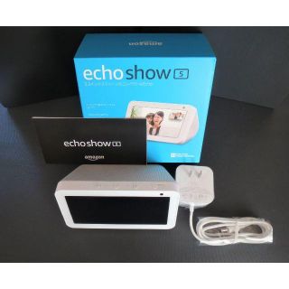 エコー(ECHO)のAmazon Echo Show 5 標準セット　使用僅か(スピーカー)