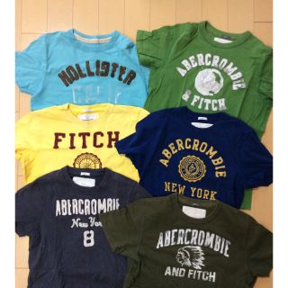 アバクロンビーアンドフィッチ(Abercrombie&Fitch)のアバクロ＆ホリスター Tシャツ Mサイズ 6枚セット(Tシャツ/カットソー(半袖/袖なし))